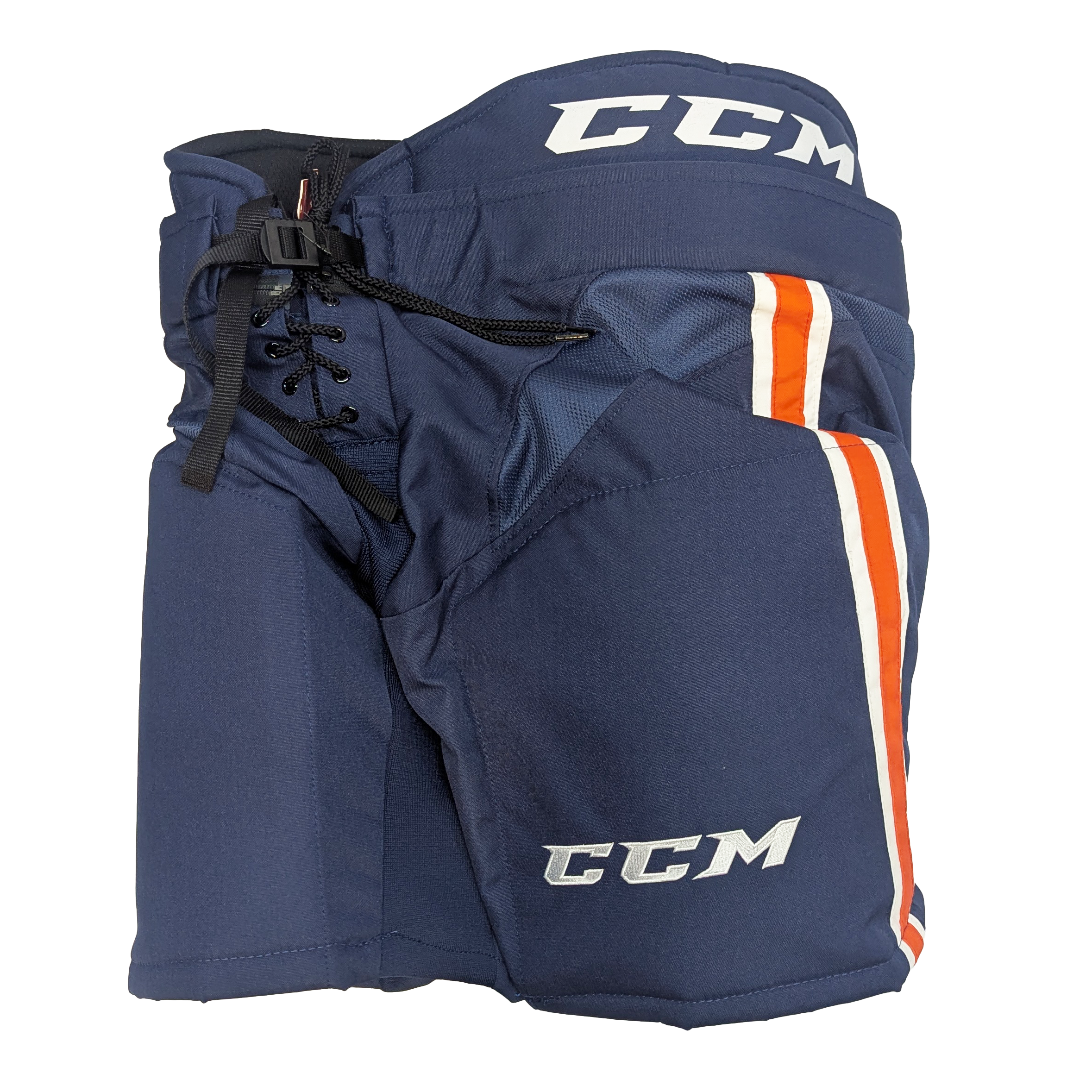 CCM HP31 - Pantalon de hockey WHL Pro Stock (bleu marine/orange/blanc)